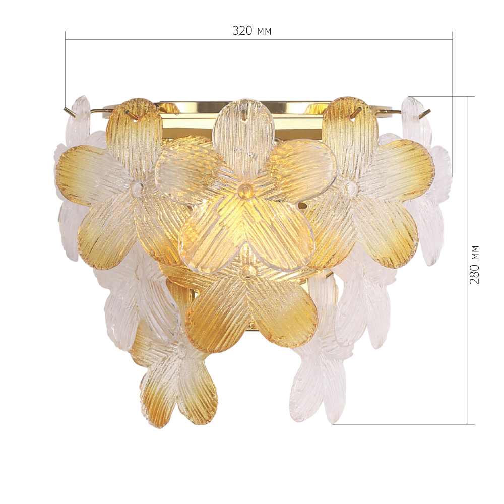 Бра с цветочными мотивами Light Floral Glow в Костроме