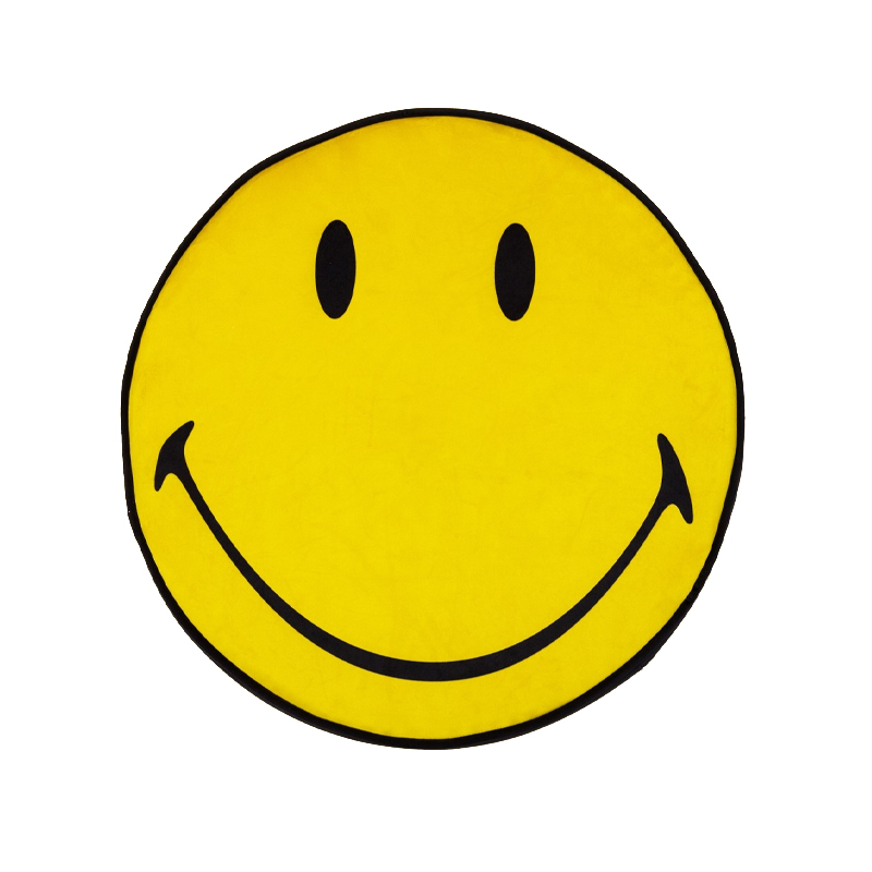 Подушка Seletti Classic Smiley Желтый Черный Подушка Seletti Classic Smiley Желтый Черный в Костроме | Loft Concept