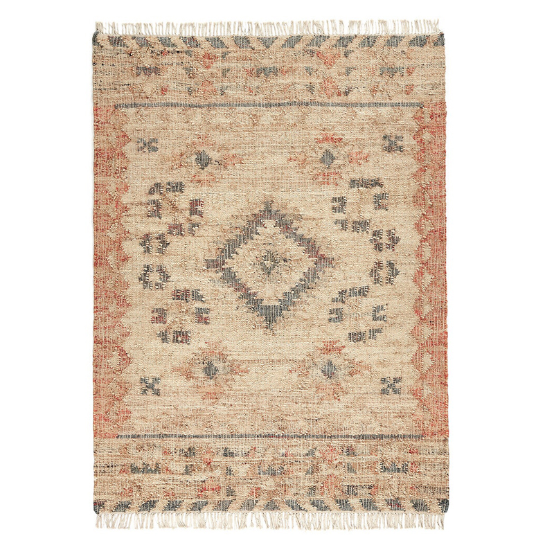 Ковер Carpet with Ornaments & Fringe Мульти Ковер Carpet with Ornaments & Fringe Мульти в Костроме | Loft Concept