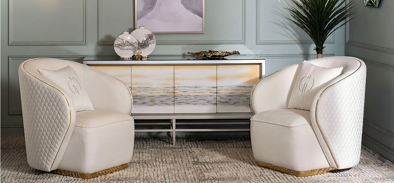 Комод дизайнерский Abdullah gray - фото №2