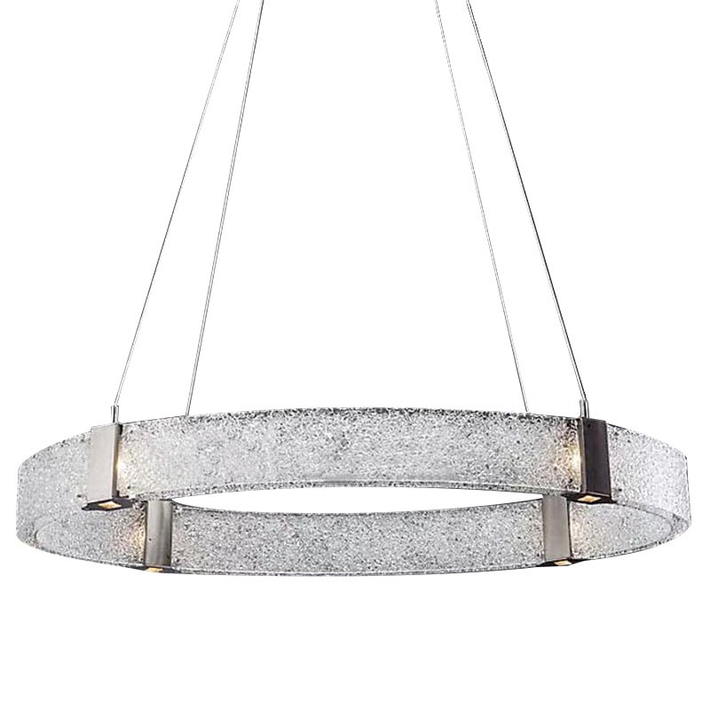 Люстра Parallel Oval LED Chandelier Никель Белый Люстра Parallel Oval LED Chandelier Никель Белый в Костроме | Loft Concept