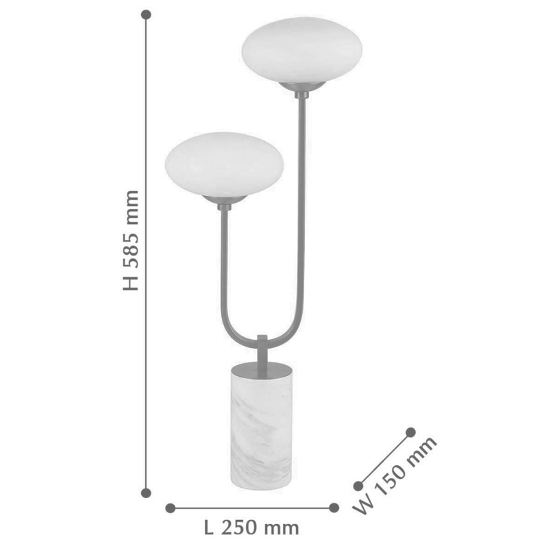 Oval Balls Mushrooms Table Lamp Silver Oval Balls Mushrooms Table Lamp Silver в Костроме
