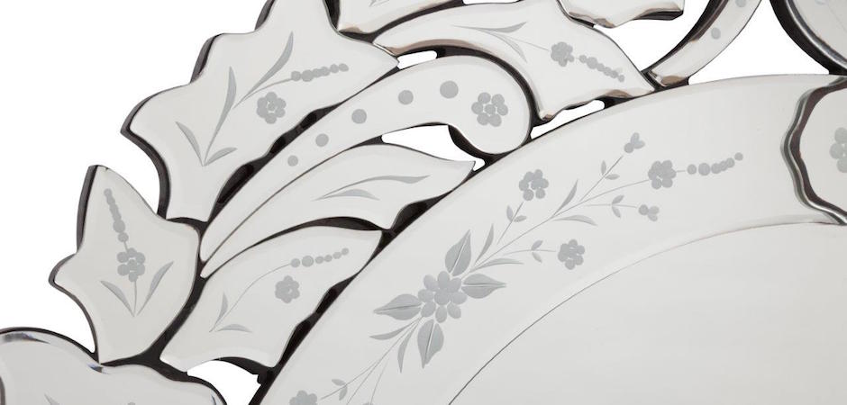 Зеркало Silver Plate Venetian Mirror Зеркало Silver Plate Venetian Mirror - Loft-Concept в Костроме