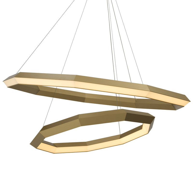 Люстра Eichholtz Chandelier Helvetia Латунь Античная полированная в Костроме | Loft Concept 