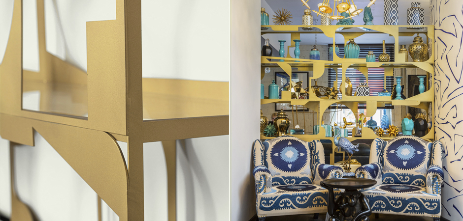 Стеллаж Golden Kaleidoscope Стеллаж Golden Kaleidoscope - Loft-Concept в Костроме