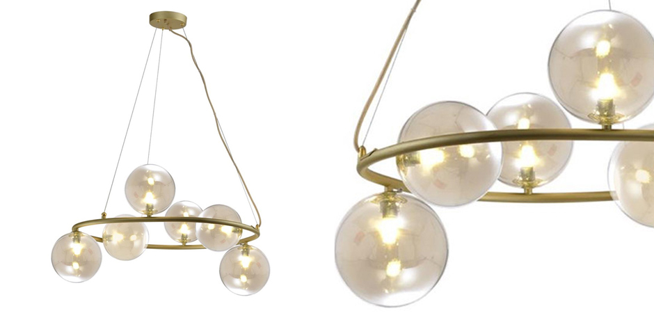Люстра Bubble Glass Матовое золото Люстра Bubble Glass Матовое золото - Loft-Concept в Костроме