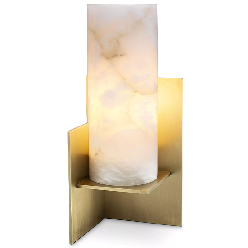 Настольная лампа Eichholtz Table Lamp Frisco Brass Молочный Латунь Настольная лампа Eichholtz Table Lamp Frisco Brass Молочный Латунь в Костроме | Loft Concept