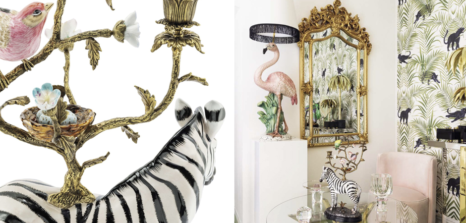 Подсвечник CANDLEHOLDER ATLANTA ZEBER Подсвечник CANDLEHOLDER ATLANTA ZEBER - Loft-Concept в Костроме