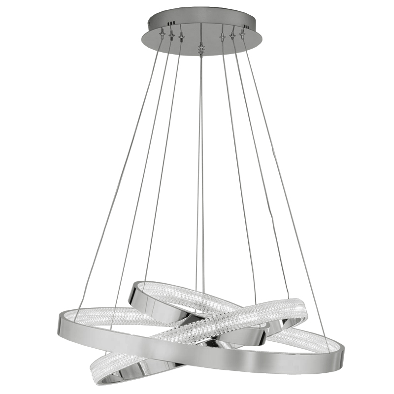 Люстра ORACLE 3 Rings Silver Хром Люстра ORACLE 3 Rings Silver Хром в Костроме | Loft Concept