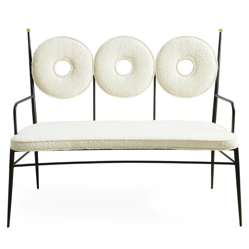 Банкетка Rondo Bench ivory ( слоновая кость ) Банкетка Rondo Bench ivory ( слоновая кость ) в Костроме | Loft Concept