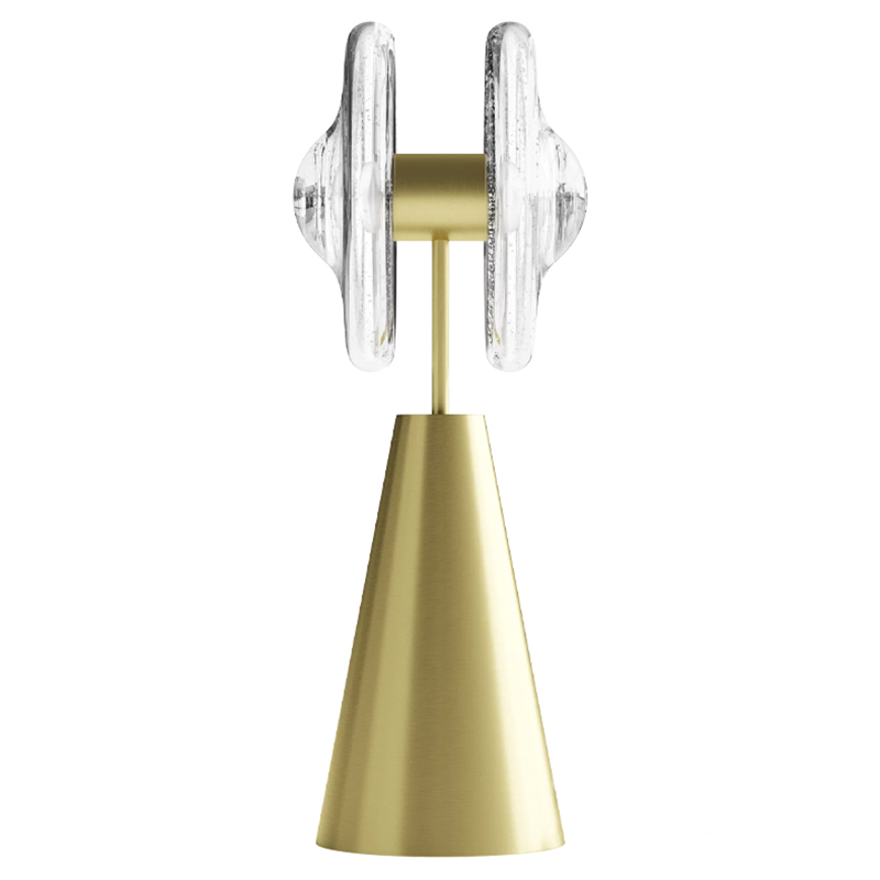 Настольная лампа Balance brass Латунь Прозрачный Настольная лампа Balance brass Латунь Прозрачный в Костроме | Loft Concept