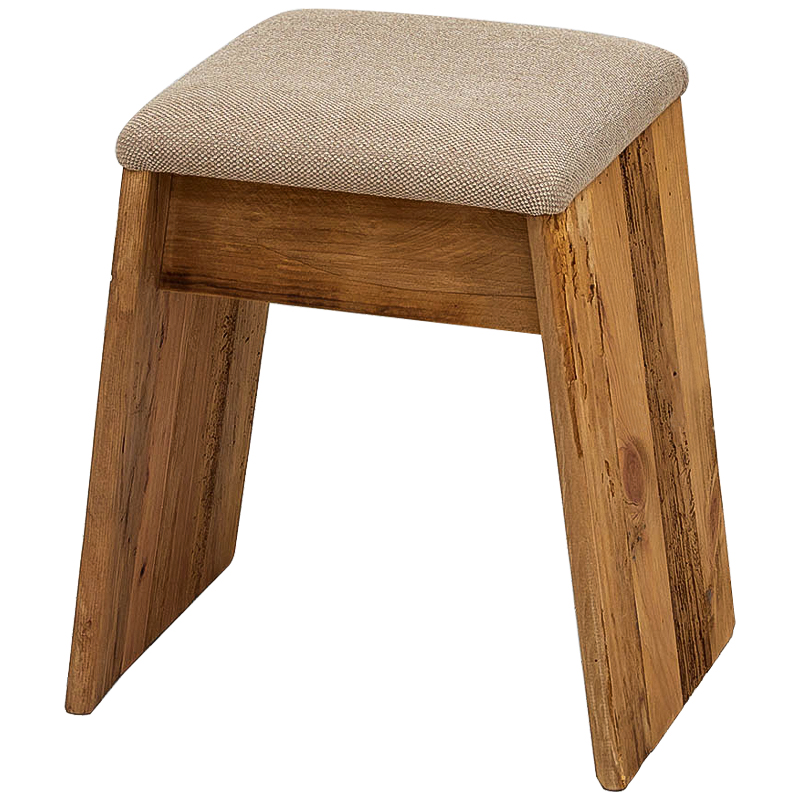 Пуф деревянный Aime Wood Pouf Древесина Бежево-серый Пуф деревянный Aime Wood Pouf Древесина Бежево-серый в Костроме | Loft Concept