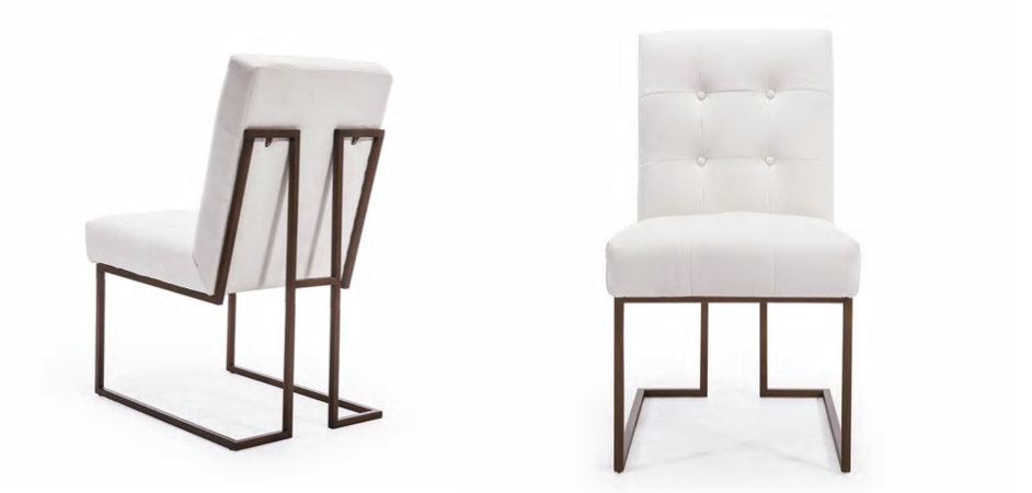 Стул обеденный Burleigh Dining Chair Pearl Iron Стул обеденный Burleigh Dining Chair Pearl Iron - Loft-Concept в Костроме