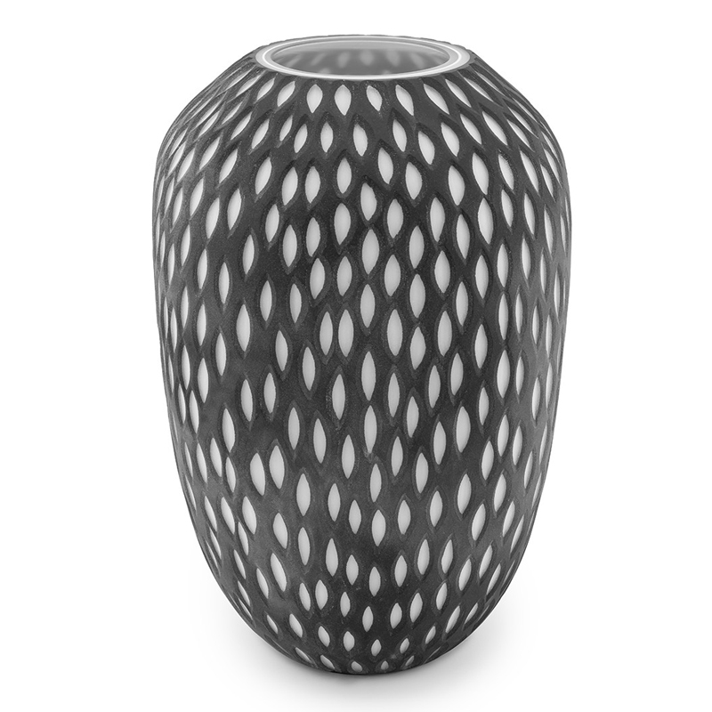 Ваза VASE POIS Черно-белый Ваза VASE POIS Черно-белый в Костроме | Loft Concept