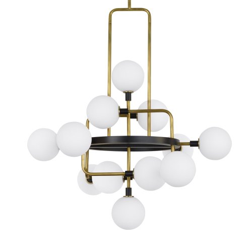 Люстра TECH Lighting Viaggio Chandelier Золотой Белый Черный Люстра TECH Lighting Viaggio Chandelier Золотой Белый Черный в Костроме | Loft Concept