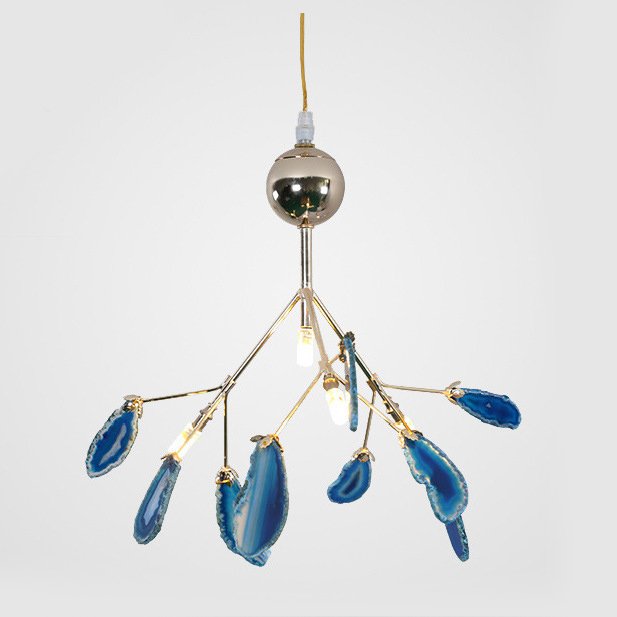 Люстра Agate Feathers mini Глянцевое золото Люстра Agate Feathers mini Глянцевое золото в Костроме | Loft Concept