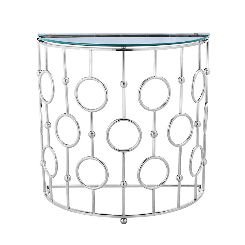 Консоль Console Insignia Rings chrome Хром Консоль Console Insignia Rings chrome Хром в Костроме | Loft Concept