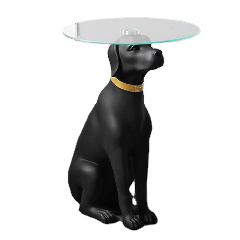 Приставной стол Black Dog Table Черный Приставной стол Black Dog Table Черный в Костроме | Loft Concept