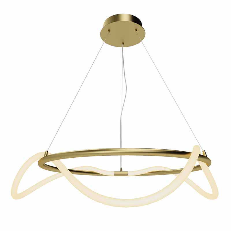 Люстра Luke Lampco Tracer Chandelier Gold 60 Белый матовое золото Люстра Luke Lampco Tracer Chandelier Gold 60 Белый матовое золото в Костроме | Loft Concept