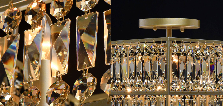 Потолочный светильник Crystal Inserts Lamp amber 6 Потолочный светильник Crystal Inserts Lamp amber 6 - Loft-Concept в Костроме