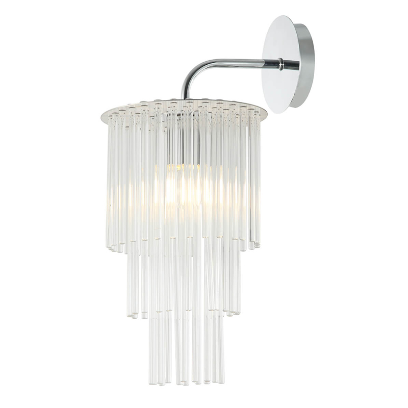 Бра Harrison Sconce chrome Хром Прозрачный Бра Harrison Sconce chrome Хром Прозрачный в Костроме | Loft Concept