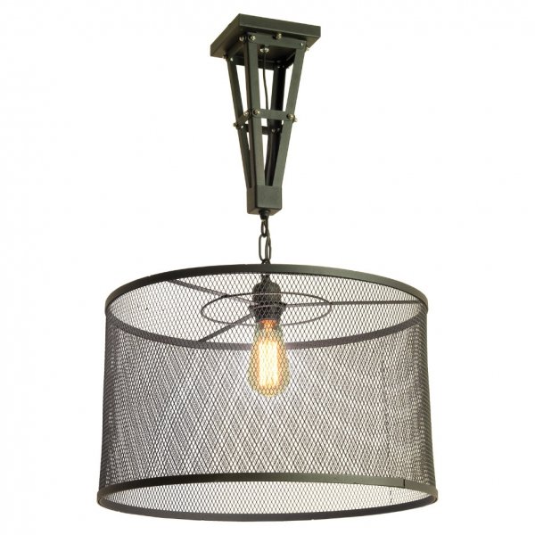 Подвесной светильник Radial Cage Pendant Черный Подвесной светильник Radial Cage Pendant Черный в Костроме | Loft Concept