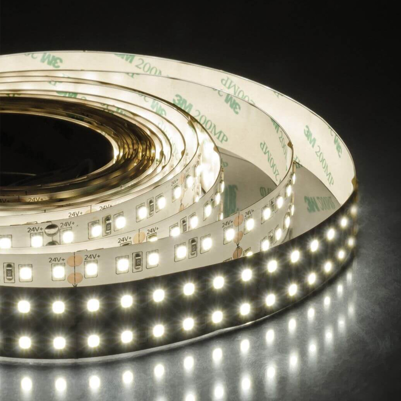 Светодиодная лента 38W/m 240Led/m 2835SMD теплый белый Белый в Костроме | Loft Concept 