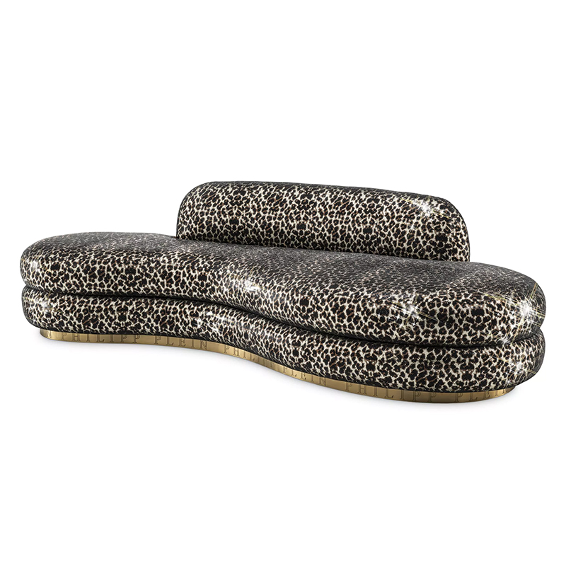 Диван Philipp Plein Sofa Icon Limited Edition Черный ivory ( слоновая кость ) Коричневый Латунь Диван Philipp Plein Sofa Icon Limited Edition Черный ivory ( слоновая кость ) Коричневый Латунь в Костроме | Loft Concept
