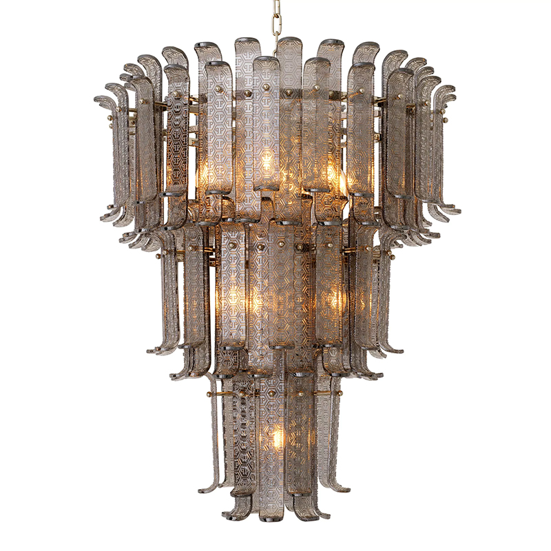 Люстра Philipp Plein Chandelier Rodeo Drive L Серый Никель Люстра Philipp Plein Chandelier Rodeo Drive L Серый Никель в Костроме | Loft Concept