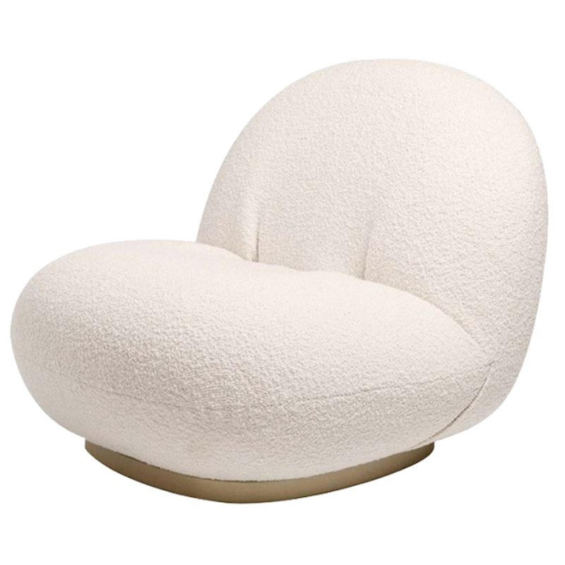 Кресло Pacha lounge chair ivory Молочный Кресло Pacha lounge chair ivory Молочный в Костроме | Loft Concept