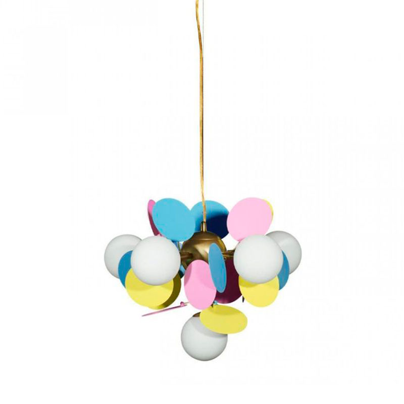 Люстра MATISSE Chandelier multicolor 6 ламп Мульти Золотой Люстра MATISSE Chandelier multicolor 6 ламп Мульти Золотой в Костроме | Loft Concept