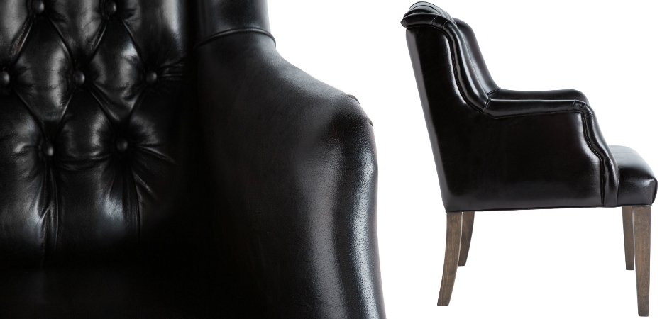 Кресло Leather Elegance Black Кресло Leather Elegance Black - Loft-Concept в Костроме