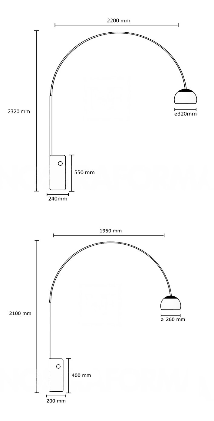 Торшер Flos Arco в Костроме