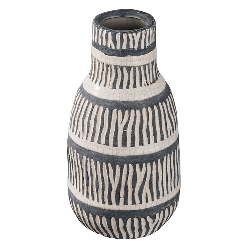Ваза Kamaria Vase M Серый Белый Ваза Kamaria Vase M Серый Белый в Костроме | Loft Concept