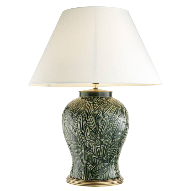 Настольная лампа Eichholtz Table Lamp Cyprus Белый Зеленый Латунь Античная полированная Настольная лампа Eichholtz Table Lamp Cyprus Белый Зеленый Латунь Античная полированная в Костроме | Loft Concept