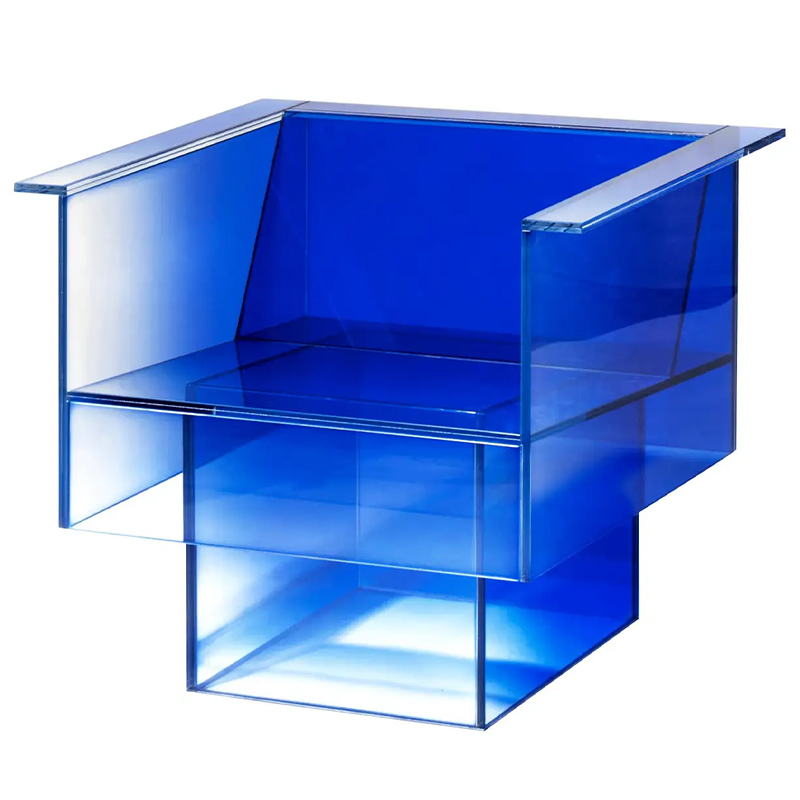 Дизайнерское Кресло Null Blue Glass Clear Armchair by Studio Buzao Прозрачный Синий Сапфирово-синий Дизайнерское Кресло Null Blue Glass Clear Armchair by Studio Buzao Прозрачный Синий Сапфирово-синий в Костроме | Loft Concept