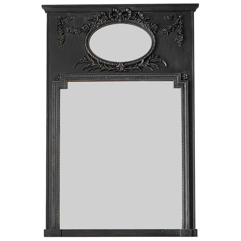 Зеркало Hendrica Mirror Black Винтажный черный Зеркало Hendrica Mirror Black Винтажный черный в Костроме | Loft Concept