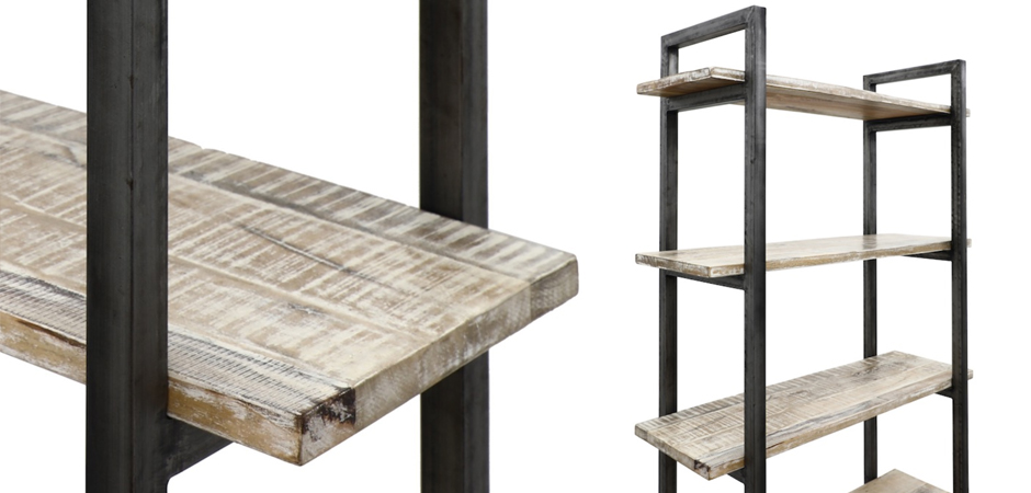 Стеллаж Takari Industrial light Wood Стеллаж Takari Industrial light Wood - Loft-Concept в Костроме