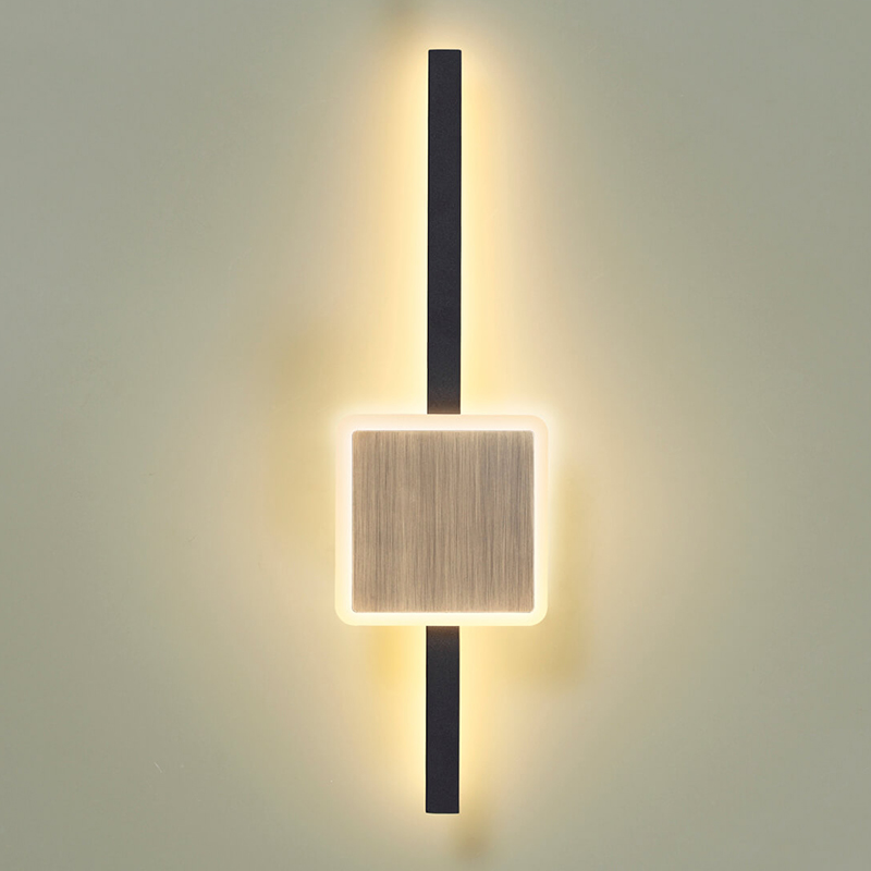 Бра Barrette Square Sconce 40 Черный Античная Бронза Бра Barrette Square Sconce 40 Черный Античная Бронза в Костроме | Loft Concept