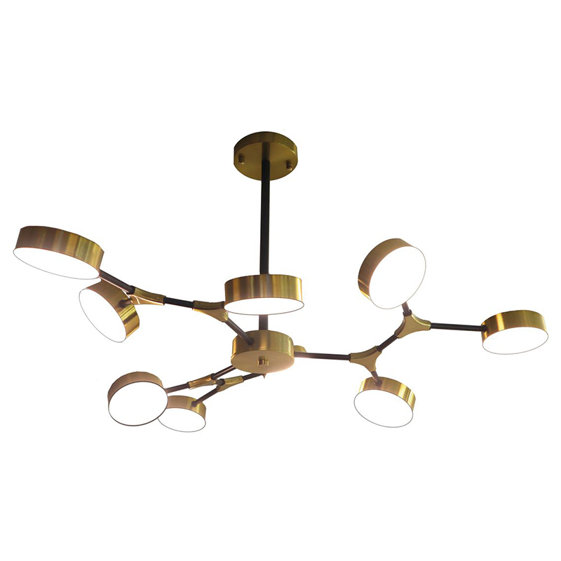 Люстра Maelys Chandelier 9 Золотой Белый Люстра Maelys Chandelier 9 Золотой Белый в Костроме | Loft Concept