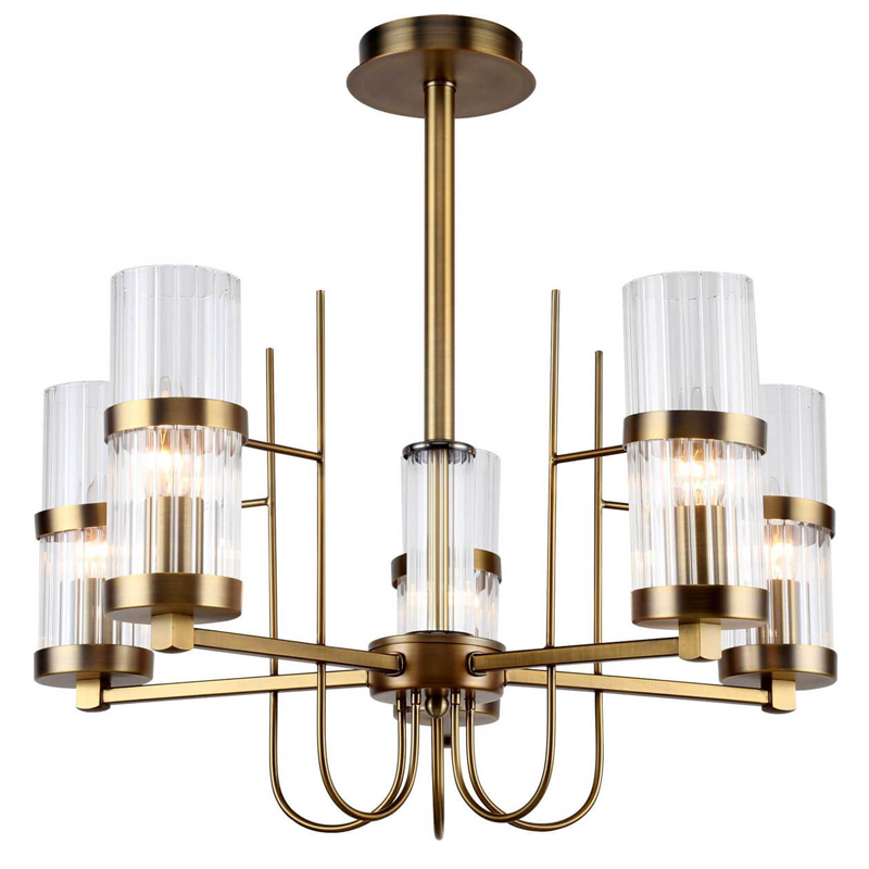 Люстра Circle Dance Glass Antique Bronze Античная Бронза Люстра Circle Dance Glass Antique Bronze Античная Бронза в Костроме | Loft Concept