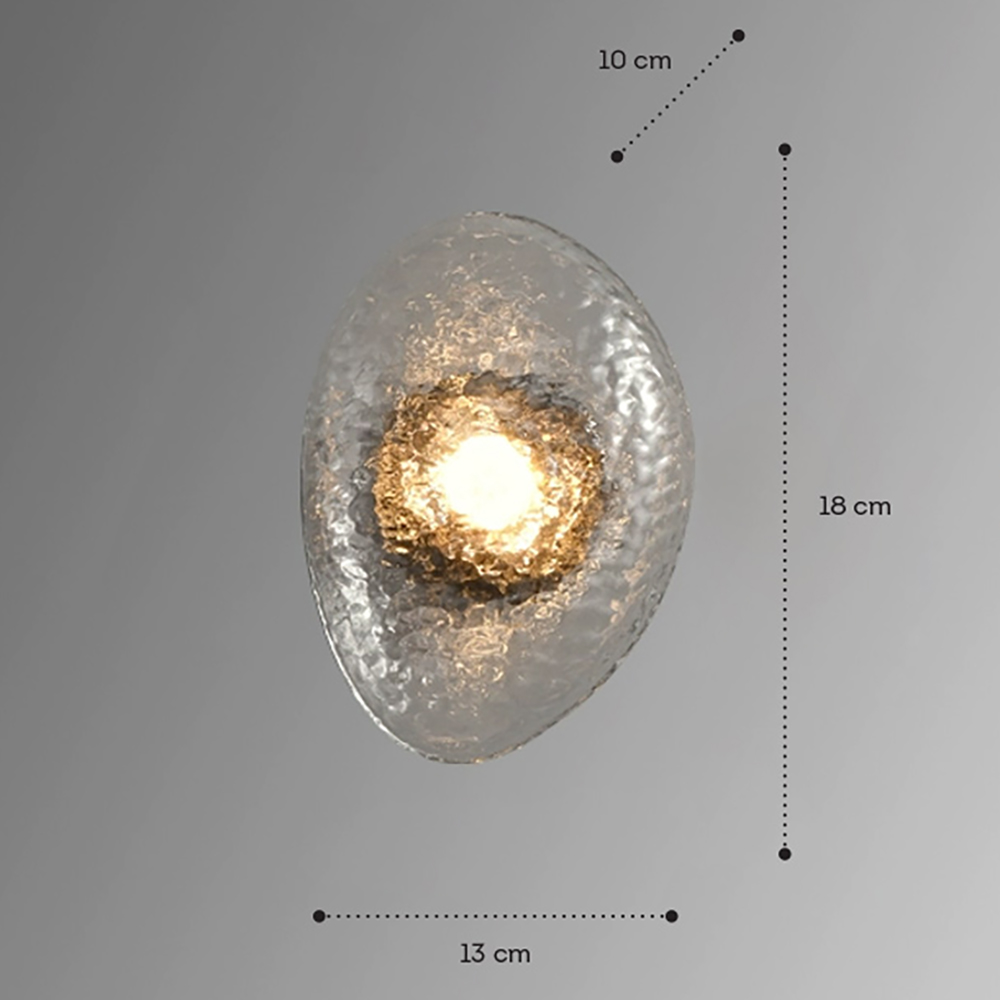 Бра LINDIS FROST LONG WALL 1 лампа Прозрачное стекло в Костроме