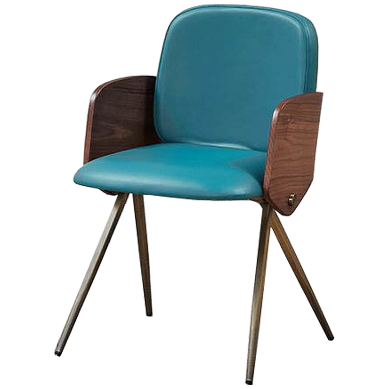 Стул Fionan Stool Коричневый Бронза Бирюзовый Стул Fionan Stool Коричневый Бронза Бирюзовый в Костроме | Loft Concept