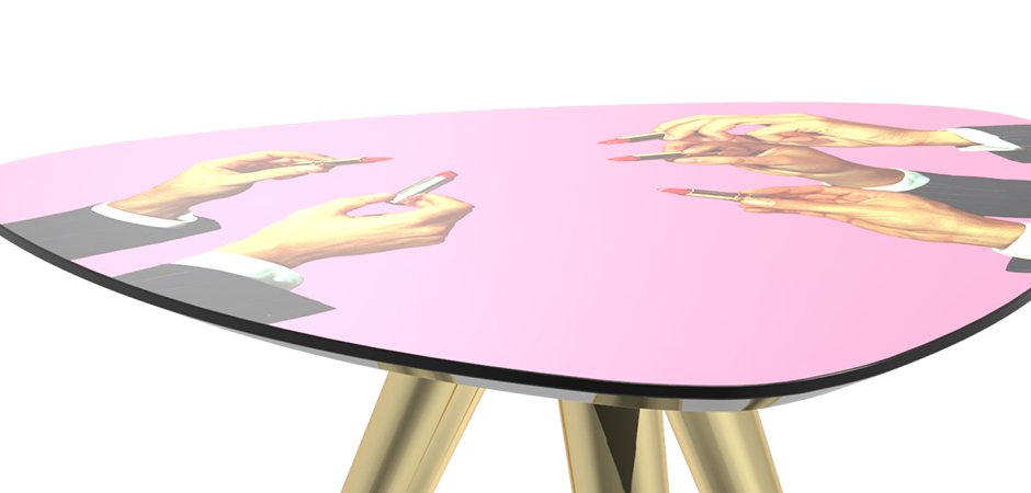 Журнальный стол Seletti Side Table Pink Lipsticks Журнальный стол Seletti Side Table Pink Lipsticks - Loft-Concept в Костроме