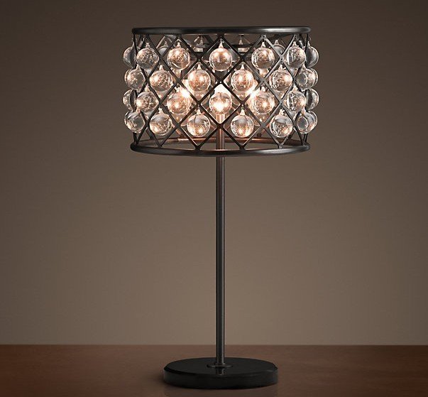 Настольный светильник RH Spencer Table Lamp Черный Настольный светильник RH Spencer Table Lamp Черный в Костроме | Loft Concept