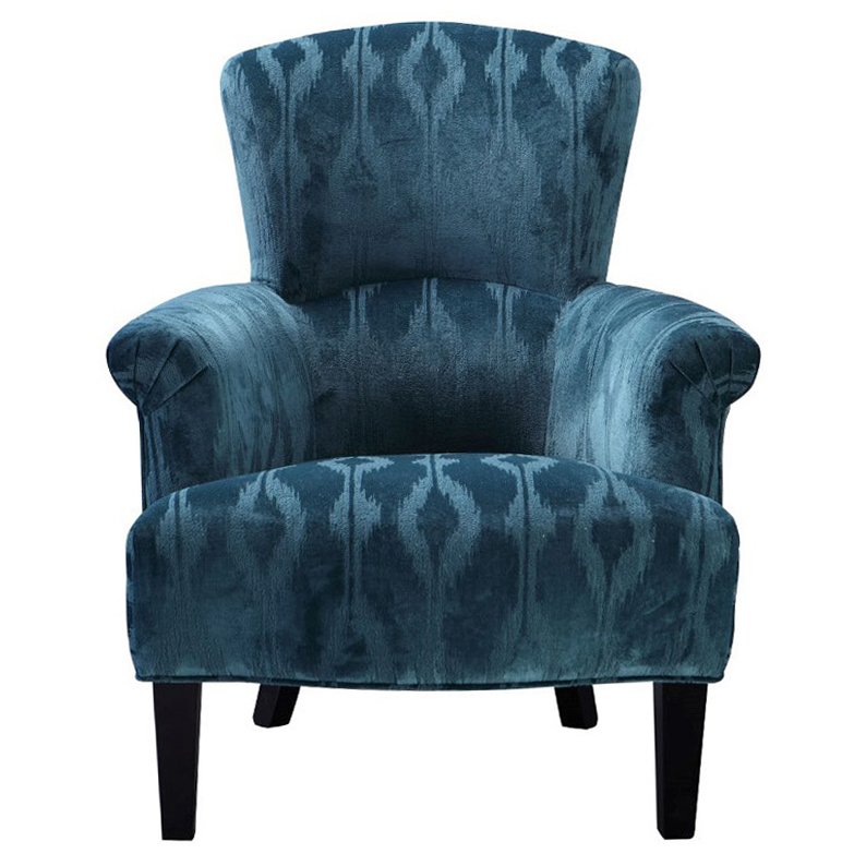 Кресло бархатное Lazure Chair Темно-синий Кресло бархатное Lazure Chair Темно-синий в Костроме | Loft Concept