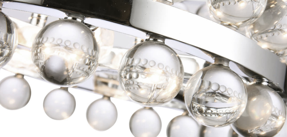 Sacramento Transparent Balls Two Circle Chandelier Sacramento Transparent Balls Two Circle Chandelier - Loft-Concept в Костроме