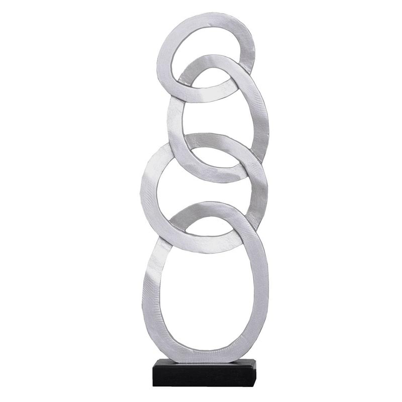 Статуэтка Anillos Statuette silver Серебряный Статуэтка Anillos Statuette silver Серебряный в Костроме | Loft Concept