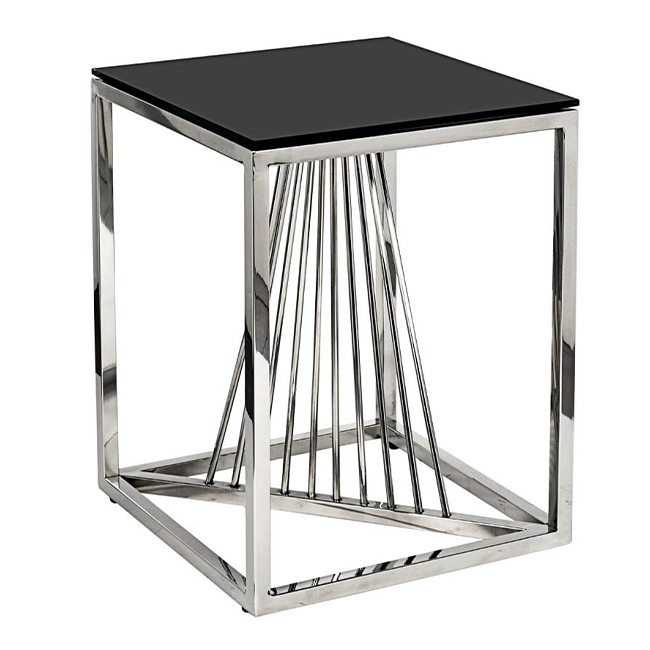 Стол Section Diagonal Stainless Steel 50 Нержавеющая сталь Глянцевый черный Стол Section Diagonal Stainless Steel 50 Нержавеющая сталь Глянцевый черный в Костроме | Loft Concept