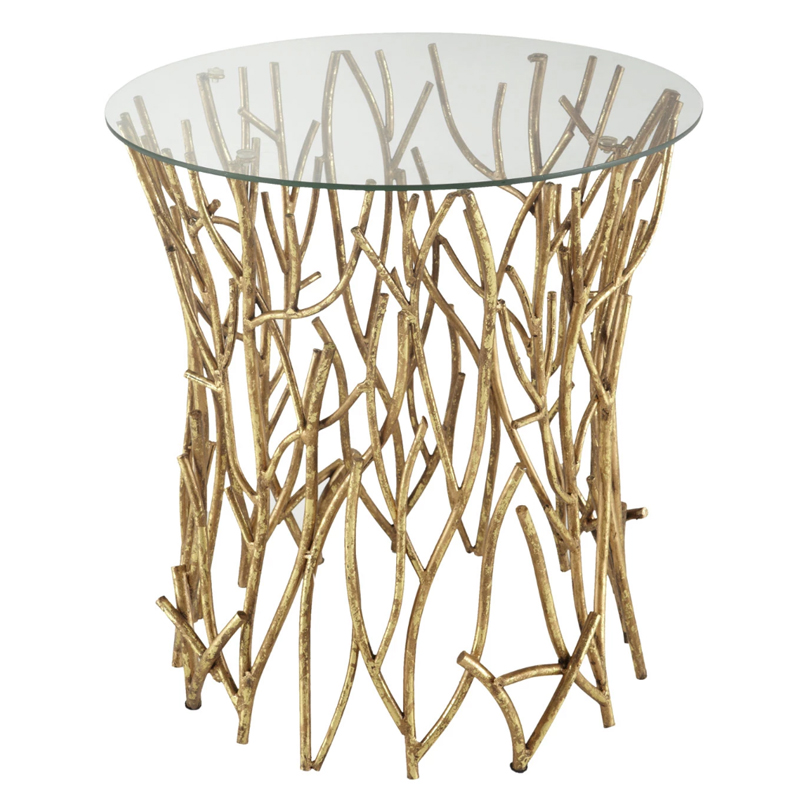 Приставной стол Golden Forest Золотой Приставной стол Golden Forest Золотой в Костроме | Loft Concept